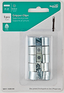 National Hardware Gripper Clips 3/8