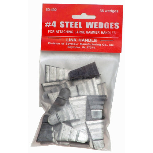 Link Handles Corrugated steel wedges for carpenter's hammers, No. 3, 1/2 x 1-1/16